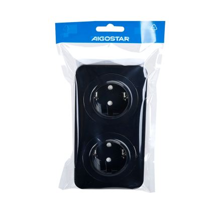Aigostar - Kućna utičnica 2Z SCHUKO 250/16A