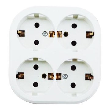 Aigostar - Kućna utičnica 4x SCHUKO 250V/16A