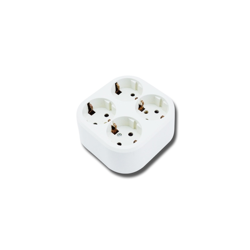 Aigostar - Kućna utičnica 4Z SCHUKO 250/16A