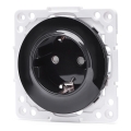 Aigostar - Kućna utičnica bez okvira SCHUKO 250V/16A crna