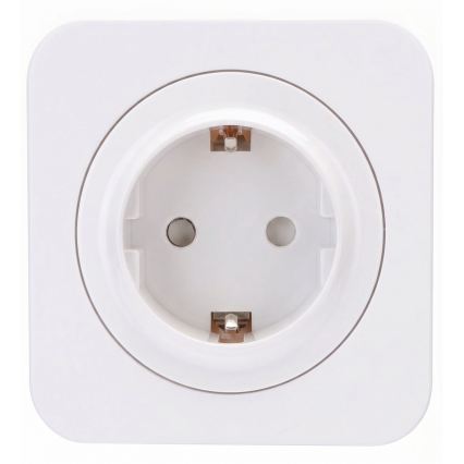 Aigostar - Kućna utičnica sa okvirom SCHUKO 250V/16A bela