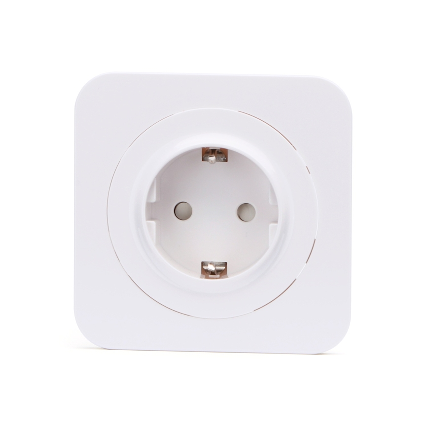 Aigostar - Kućna utičnica sa okvirom SCHUKO 250V bela