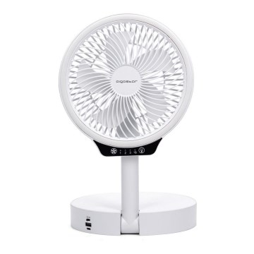 Aigostar - LED bežični sklopivi ventilator sa USB portom 6,5W/5V 8000 mAh