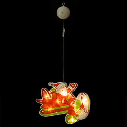 Aigostar - LED božićna dekoracija LED/3xAAA božićni avion 17cm