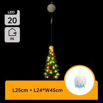 Aigostar - LED božićna dekoracija LED/3xAAA jelka 45cm