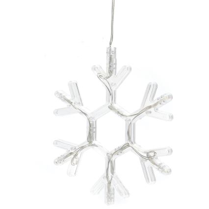 Aigostar - LED Božićna dekoracija LED/3xAAA topla bela pahulja 19cm