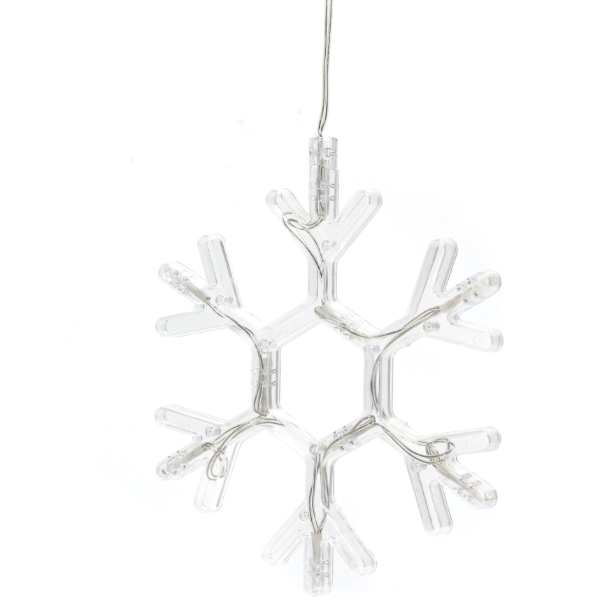 Aigostar - LED Božićna dekoracija LED/3xAAA topla bela pahulja 19cm