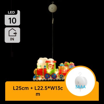 Aigostar - LED božićna dekoracija LED/3xAAA vozić 13,4cm