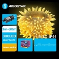 Aigostar - LED božićna girlanda za spoljašnju upotrebu 300xLED/8 funkcija 33m IP44 topla bela