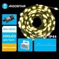 Aigostar - LED božićne lampice za spoljašnju upotrebu 500xLED/8 funkcija 53m IP44 topla bela