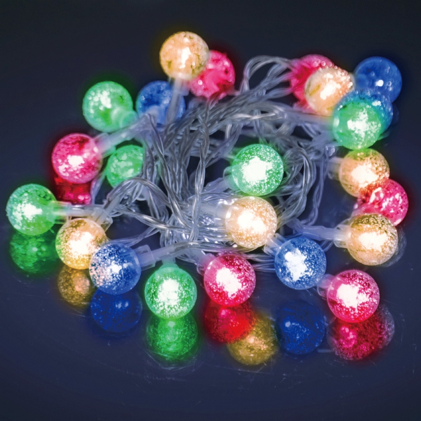 Aigostar - LED božićne lampice za spoljašnju upotrebu 50xLED/8 funkcija 3xAA 5,3m IP44 višebojno