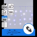 Aigostar - LED božićne lampice za spoljnu upotrebu 200xLED 8x0,4m IP44 plave