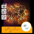 Aigostar - LED božićni lanac 10xLED/3xAA 1,5m toplo belo irvas