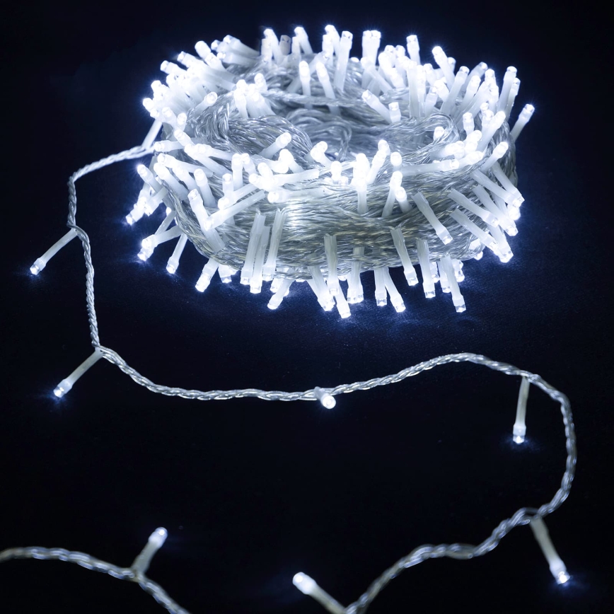 Aigostar - LED Božićni niz 50xLED/3xAA 5,3m hladno bela
