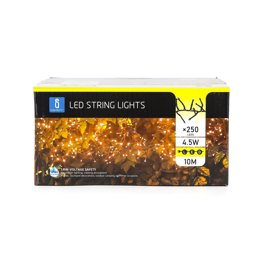 Aigostar - LED dekorativna girlanda za spoljnu upotrebu 250xLED/10m IP44 topla bela