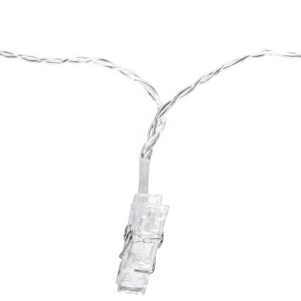 Aigostar - LED dekorativni lanac 40xLED/5W/USB 9 m topla bela