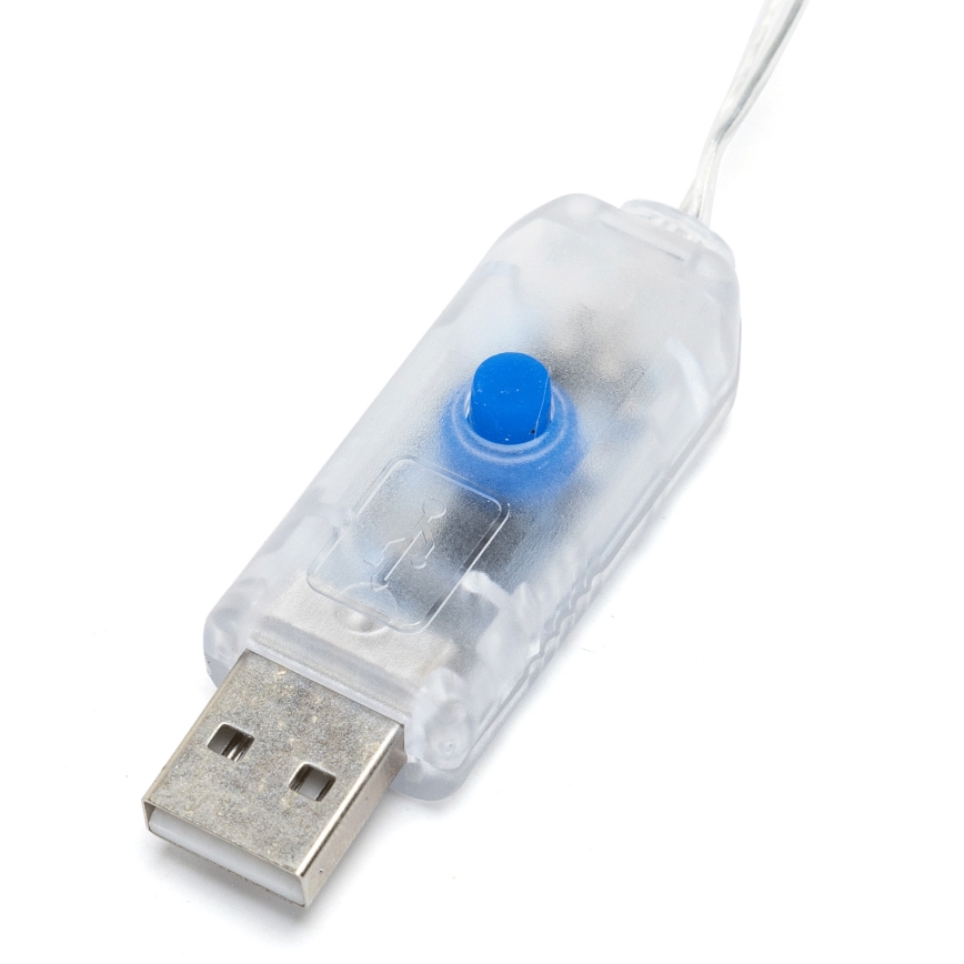 Aigostar - LED dekorativni lanac 80xLED/5W/USB 13 m topla bela