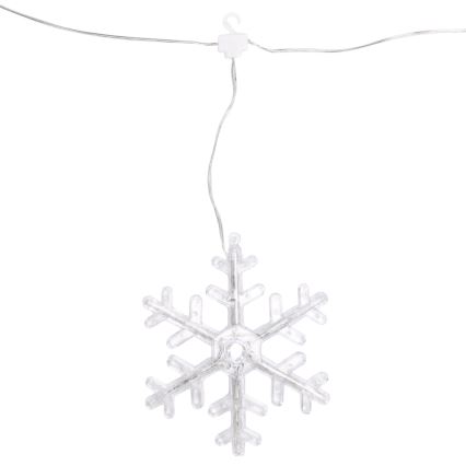 Aigostar - LED spoljašnji svetleći niz 84xLED/8 funkcija 1,2x1m IP44, hladno bela, motiv pahuljica