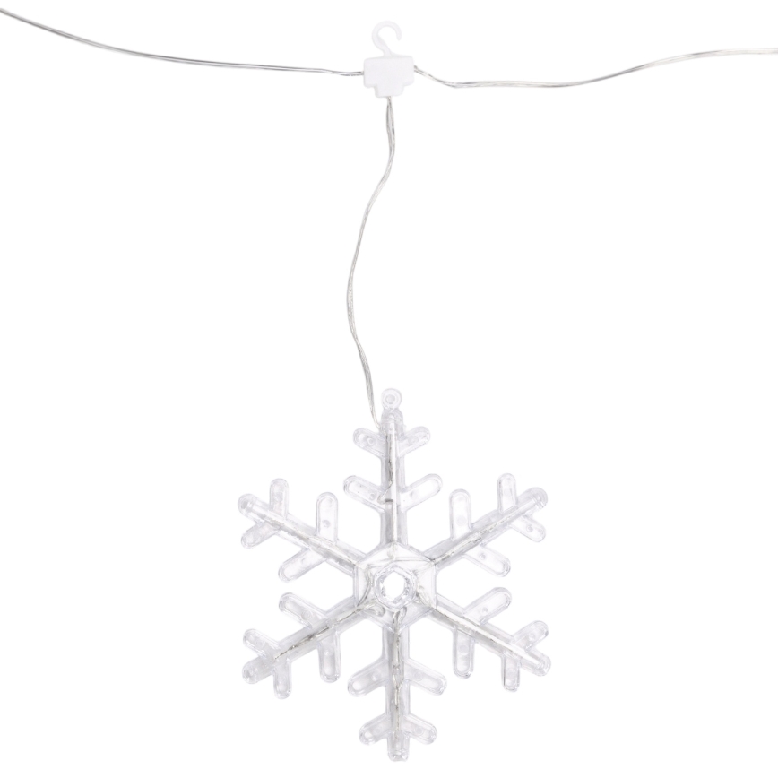 Aigostar - LED spoljašnji svetleći niz 84xLED/8 funkcija 1,2x1m IP44, hladno bela, motiv pahuljica