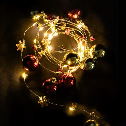 Aigostar - LED lanac 20xLED/3xAA 2m topla bela