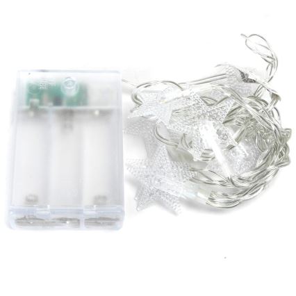 Aigostar - LED lanac 20xLED/3xAA 3,3m zvezdice