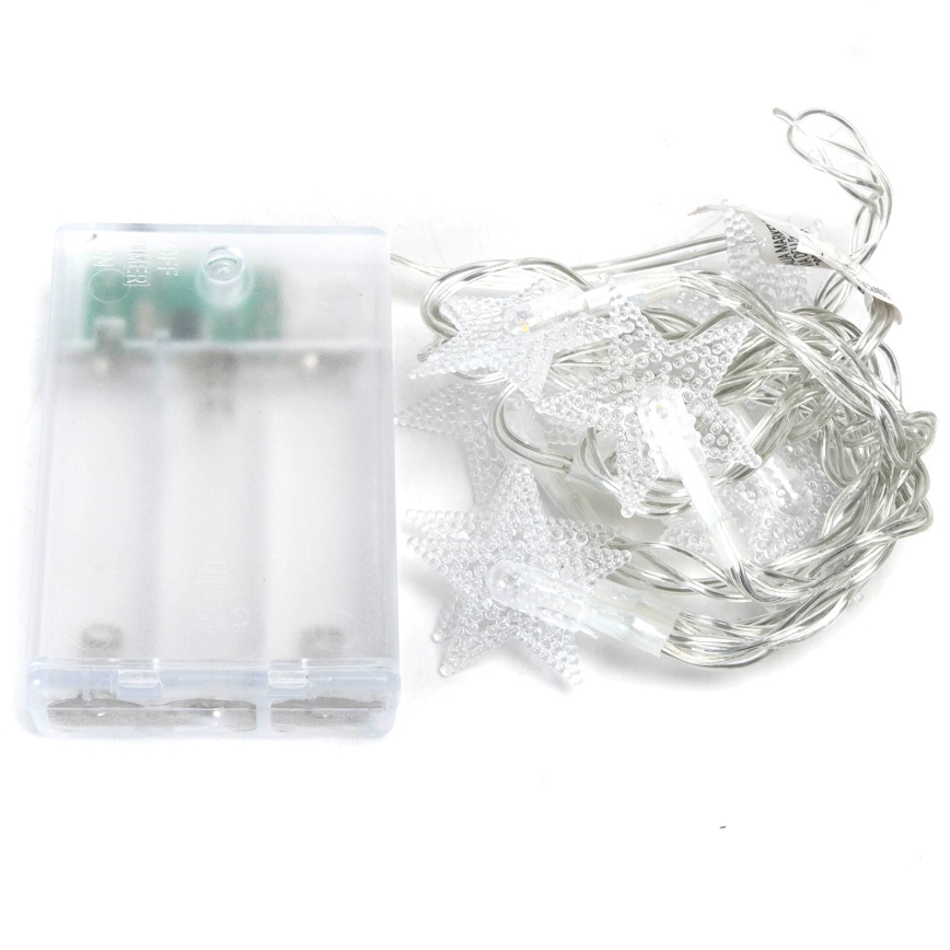 Aigostar - LED lanac 20xLED/3xAA 3,3m zvezdice