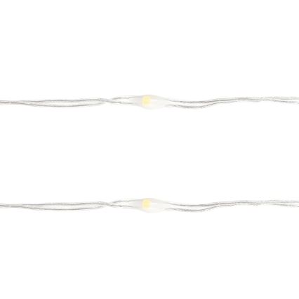 Aigostar - LED lanac 50xLED/3xAA 5,3m topla bela