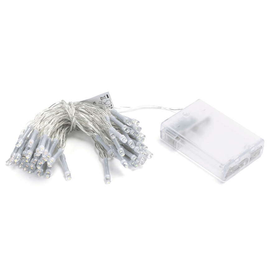 Aigostar - LED lanac 50xLED/3xAA 5,3m višebojan