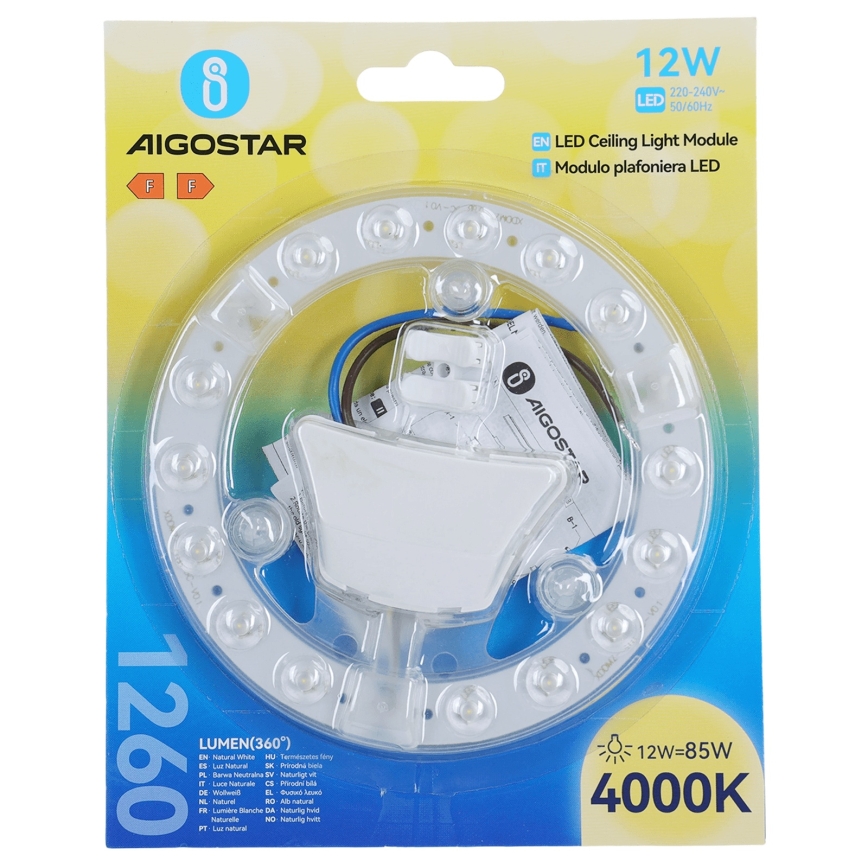 Aigostar - LED magnetni modul LED/12W/230V 4000K