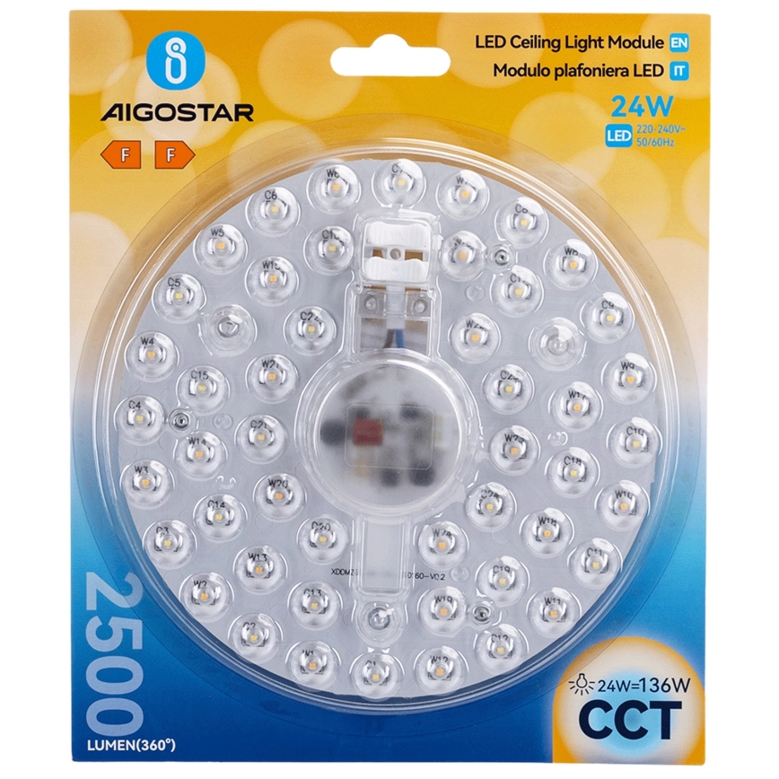 Aigostar - LED magnetni modul LED/24W/230V 3000/4000/6500K