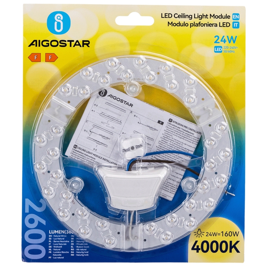 Aigostar - LED magnetni modul LED/24W/230V 4000K