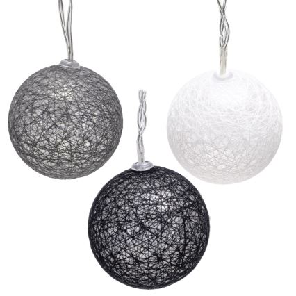 Aigostar - LED niz 10xLED/3xAA 2m topla bela