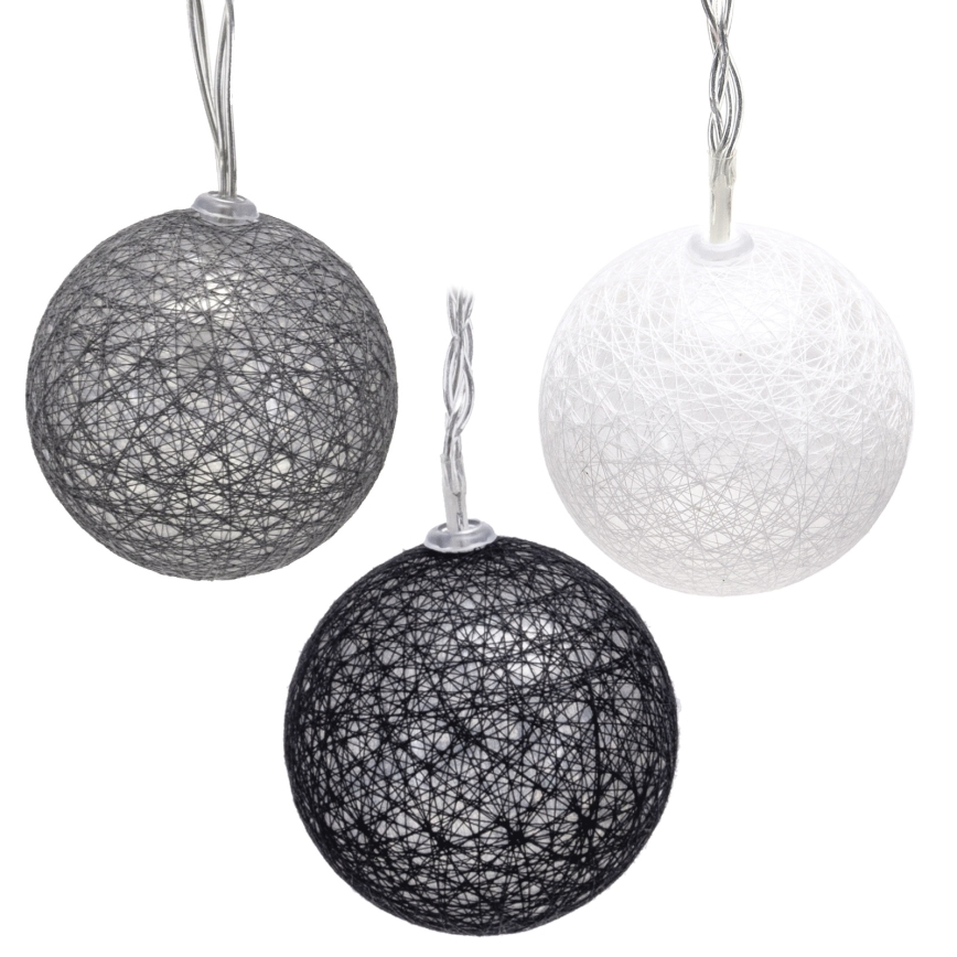 Aigostar - LED niz 10xLED/3xAA 2m topla bela