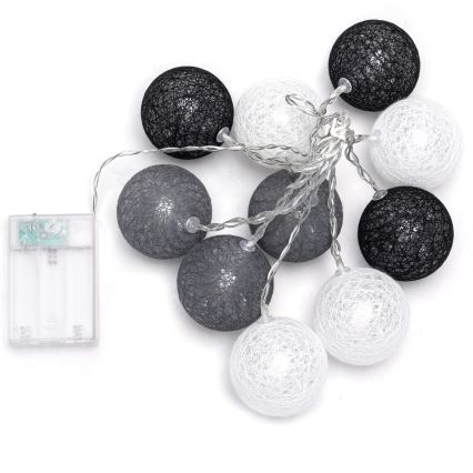 Aigostar - LED niz 10xLED/3xAA 2m topla bela