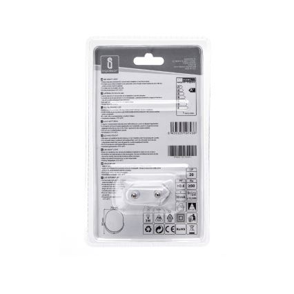 Aigostar - LED noćno svetlo sa senzorom LED/1W/230V 6500K ovalno