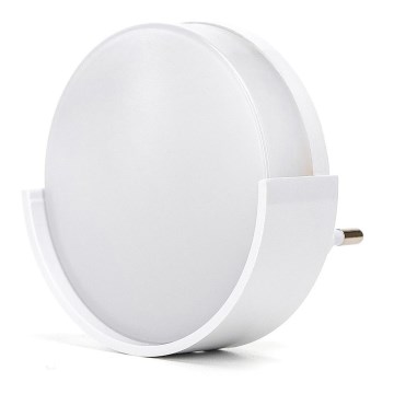 Aigostar - LED noćno svetlo sa senzorom sumraka LED/1W/230V 6500K okruglo