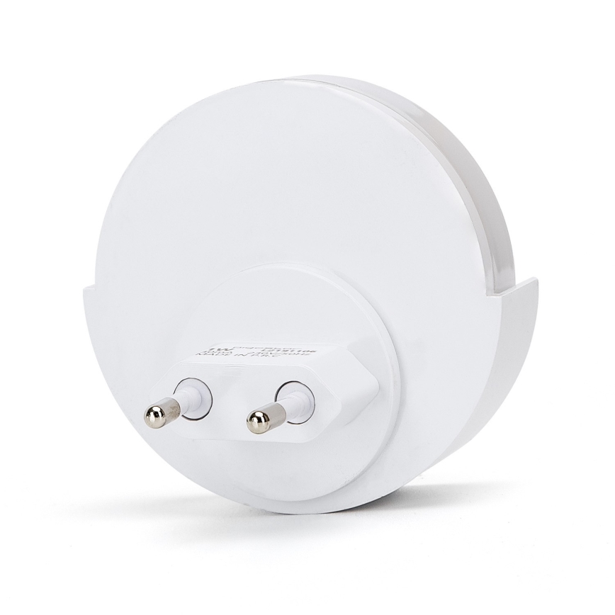 Aigostar - LED noćno svetlo sa senzorom sumraka LED/1W/230V 6500K okruglo