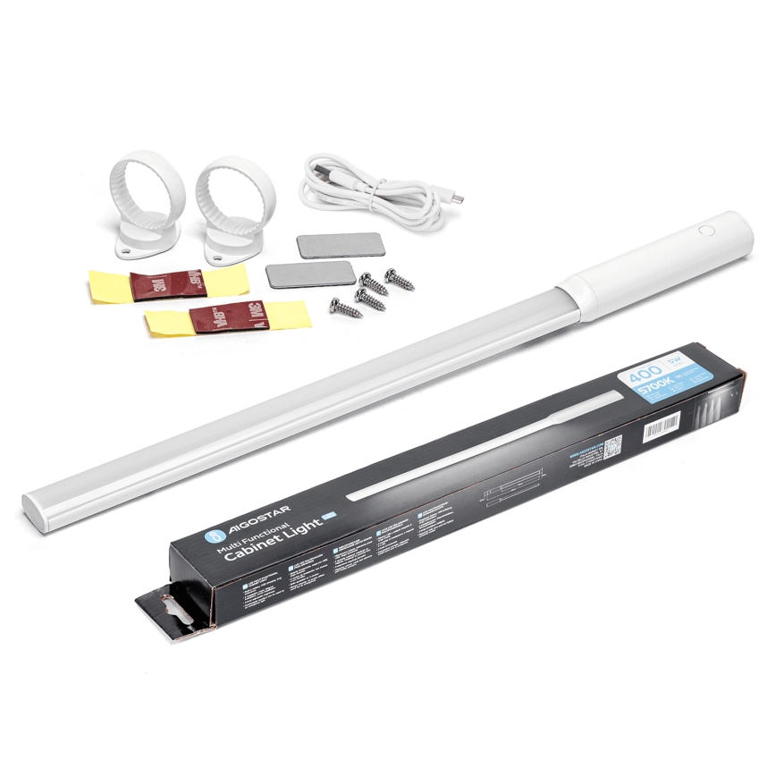 Aigostar - LED osvetljenje ormara sa senzorom pokreta LED/5W/5V 5700K bela