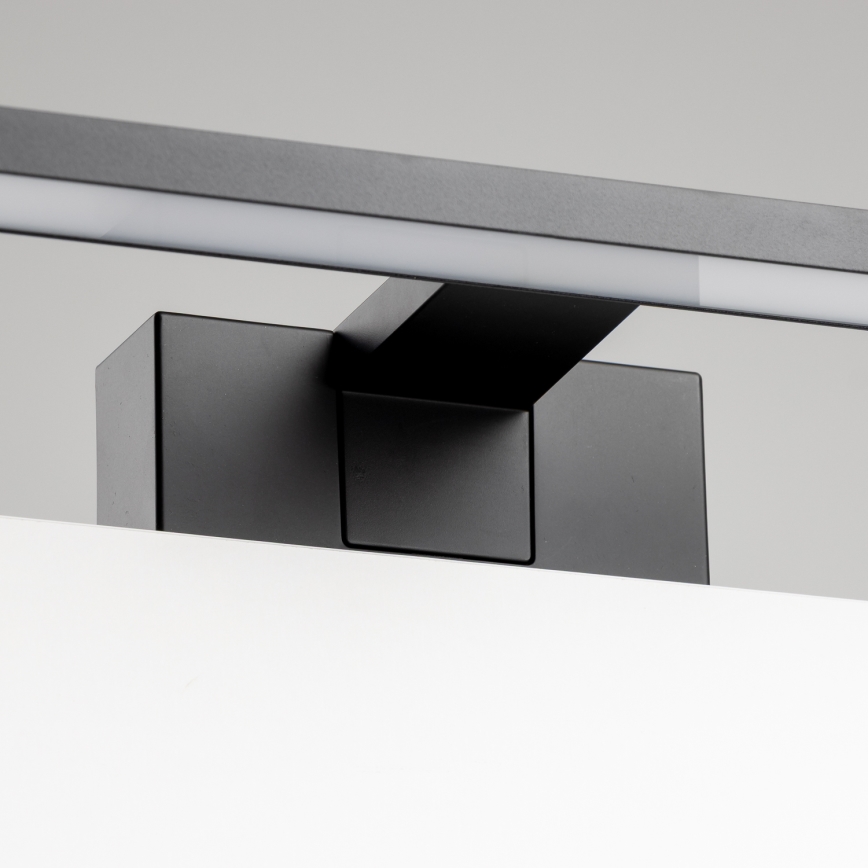 Aigostar - LED osvetljenje za kupatilsko ogledalo LED/8W/230V 4000K 40 cm IP44 crna