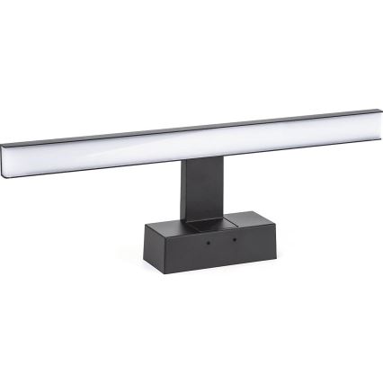 Aigostar - LED osvetljenje za kupatilsko ogledalo LED/8W/230V 4000K 40 cm IP44 crna