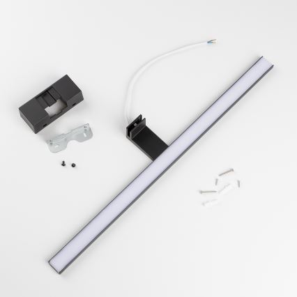 Aigostar - LED osvetljenje za ogledalo u kupatilu LED/12W/230V 4000K 60 cm IP44 crna