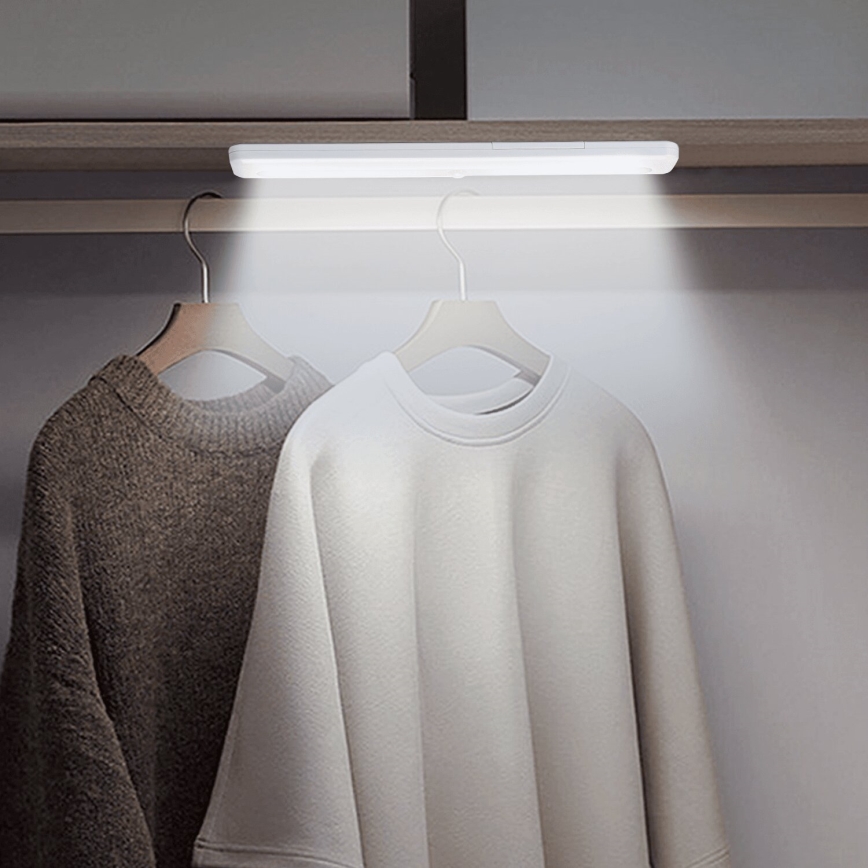 Aigostar - LED osvetljenje za ormar sa senzorom pokreta LED/1,5W/3xAA 6500K