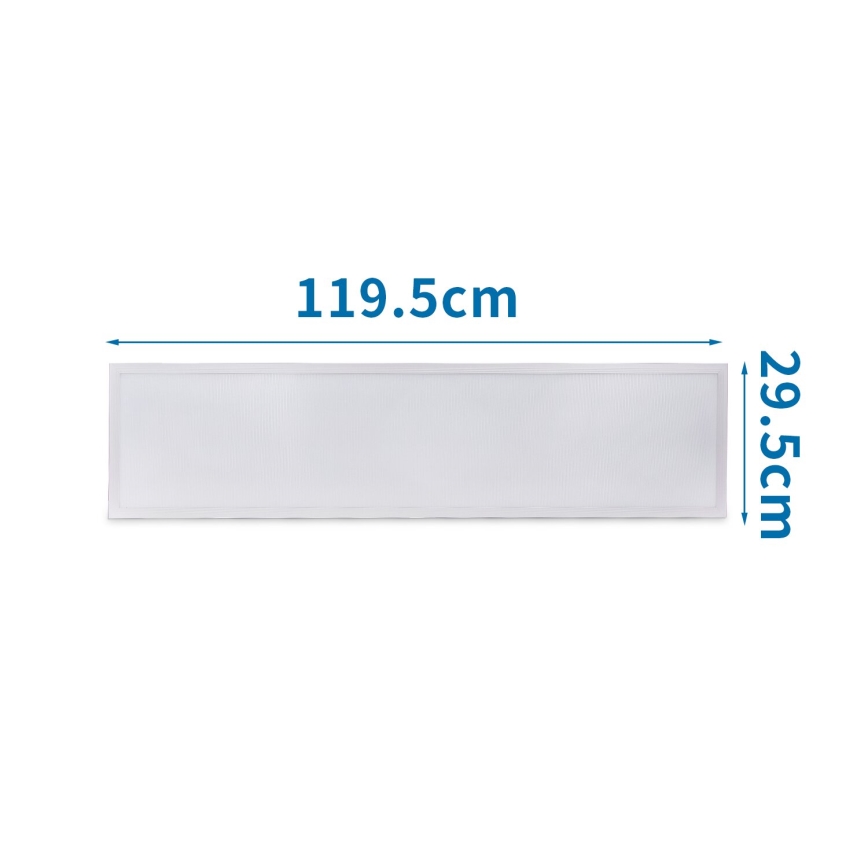 Aigostar - LED panel za spušteni plafon LED/50W/230V 6500K 120x30cm bela