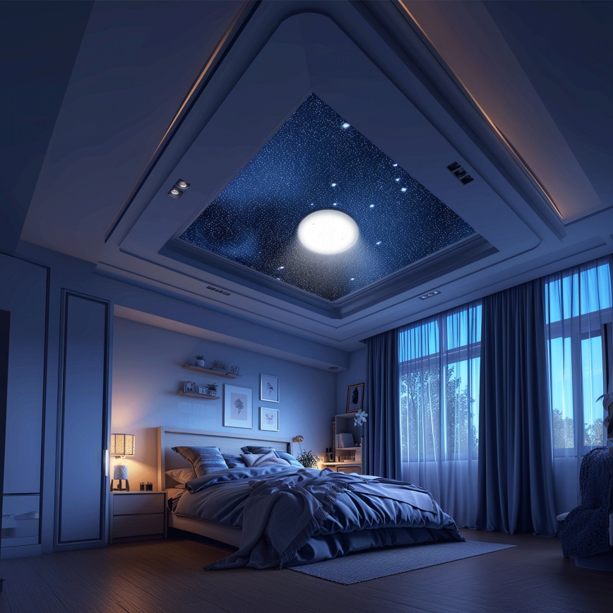 Aigostar - MESH LED stropno svetlo, prigušiva LED/36W/230V 3000-6500K prečnik 49,5 cm + daljinski upravljač