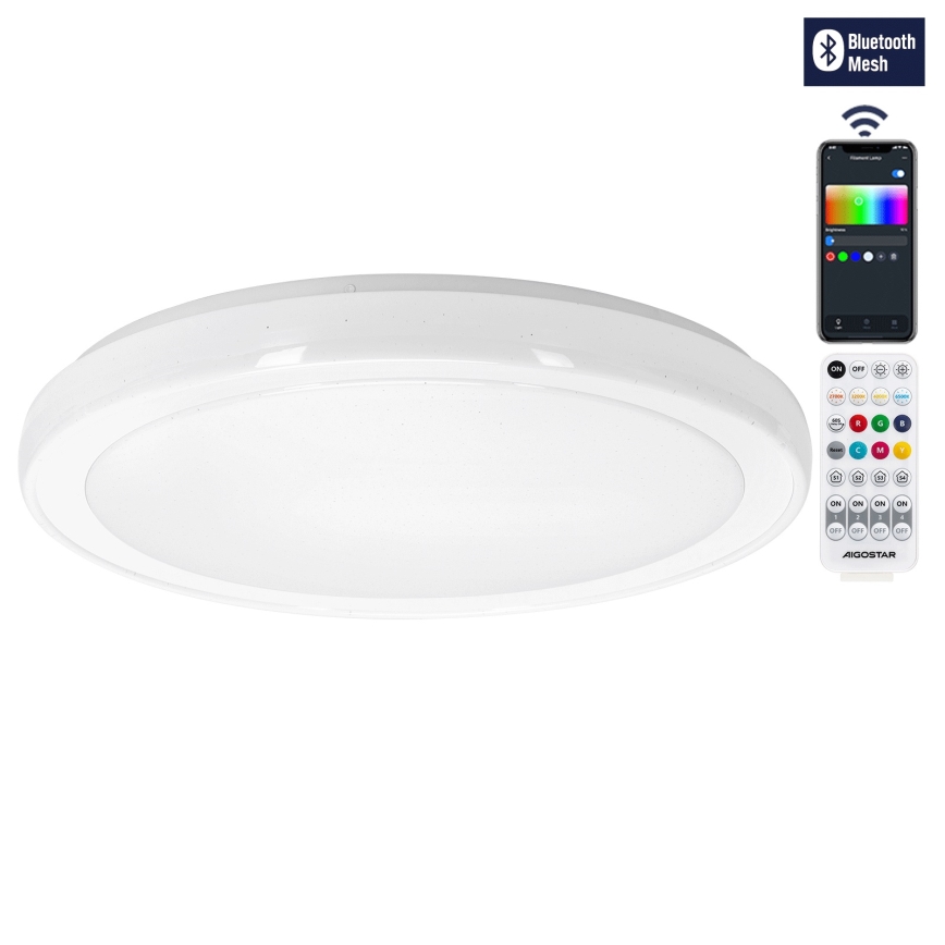 Aigostar - MESH LED stropno svetlo, prigušiva LED/36W/230V 3000-6500K prečnik 49,5 cm + daljinski upravljač