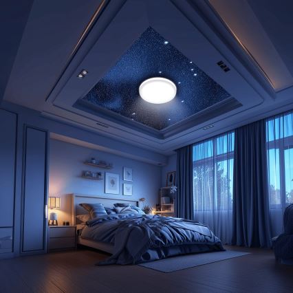 Aigostar - LED prigušiva kupatilska stropna svetiljka MESH Smart LED/24W/230V 3000-6500K IP44 + daljinski upravljač