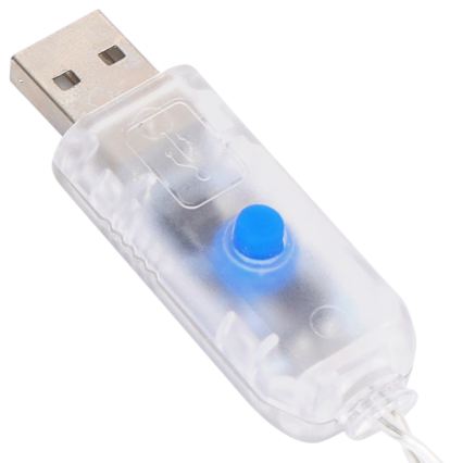 Aigostar - LED prigušiva božićna girlanda 300xLED/8 funkcija USB 6x3m višebojno + daljinsko upravljanje
