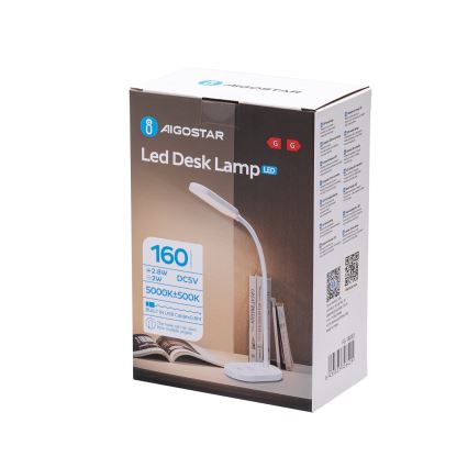 Aigostar - LED prigušiva dodirna stona lampa LED/3W/5V