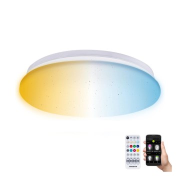 Aigostar - LED prigušiva kupatilsko plafonsko svetlo MESH Smart LED/12W/230V 3000-6500K IP44 + daljinski upravljač