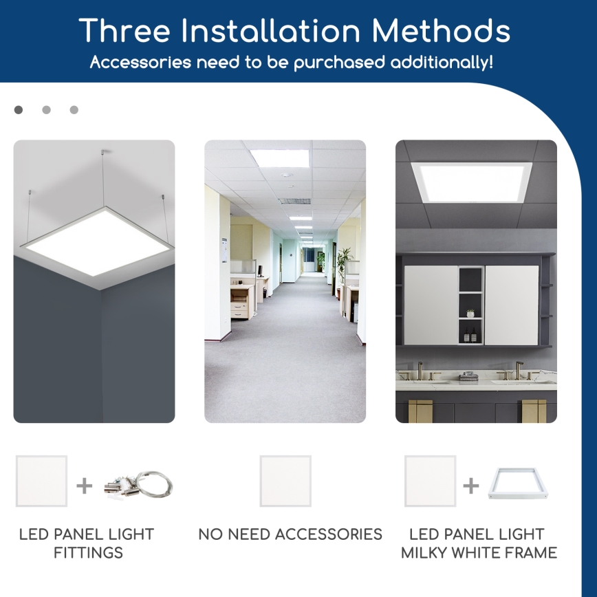 Aigostar - LED prigušiva panel za spušteni plafon 32W/230V Wi-Fi 60x60 cm